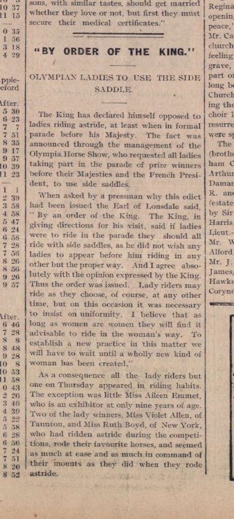 1.7.1913 riding
