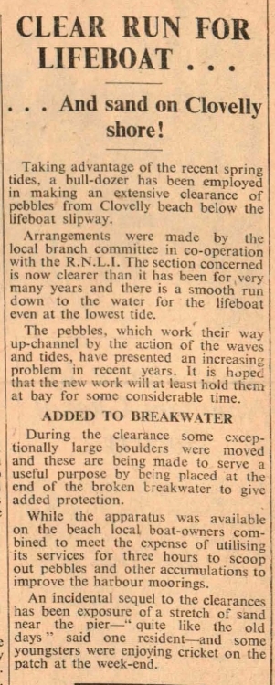 May 1964 Clovelly harbour