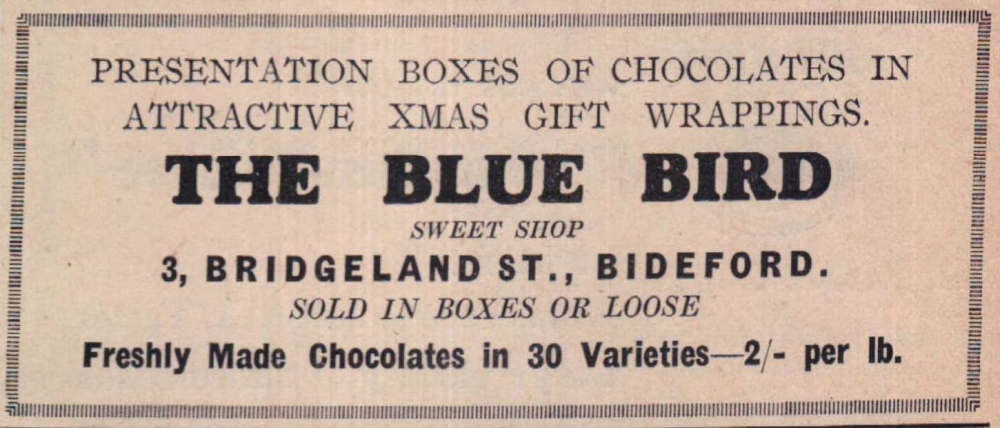 14.12.1937 The Blue Bird Sweet Shop Christmas