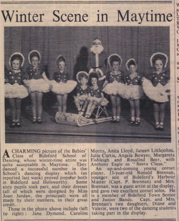 16.5.1958 Bideford School of Dancing