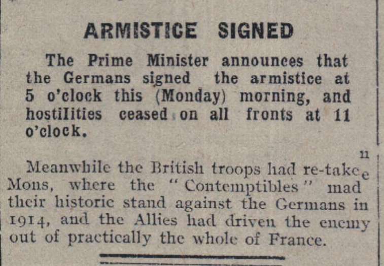 12.11.1918 Armistice