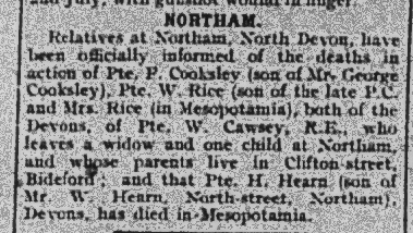 18.7.1916 deaths announced