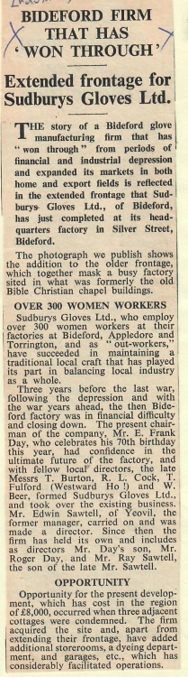 Bideford Firm That Has Won Through 5 August 1966