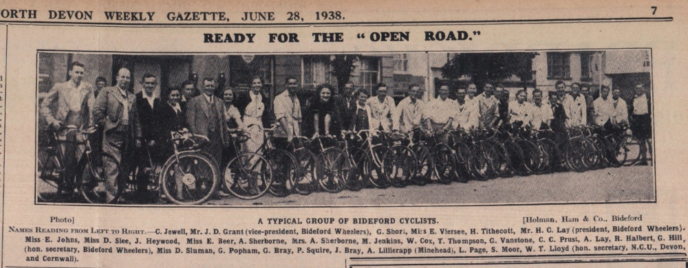 28 June 1938 Ready for the open road bicycles