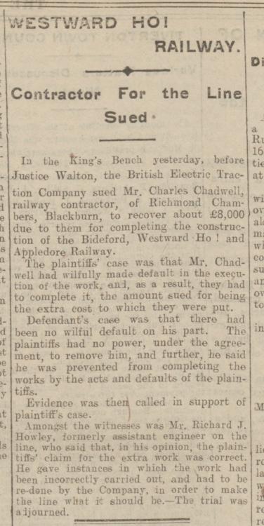 Western Times 11 July 1905 0006 Clip
