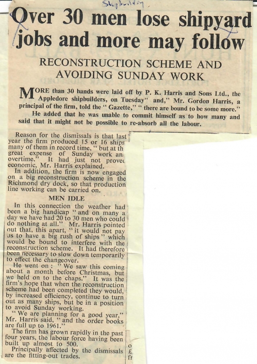 Over 30 men lose shipyard jobs and more may follow