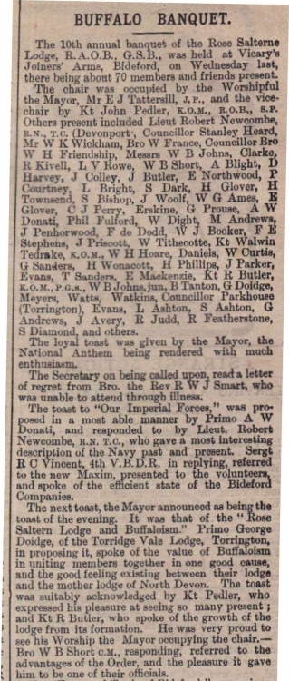 1.12.1903 Buffalo Banquet