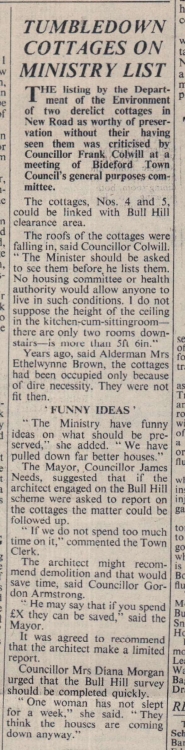 2.2.1973 tumbledown cottages Bideford