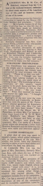 5.6.1964 Mrs Cox2