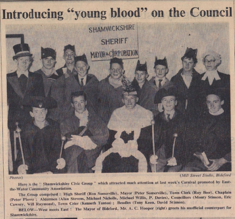 6.6.1958 Shamwickshire Civic Group1