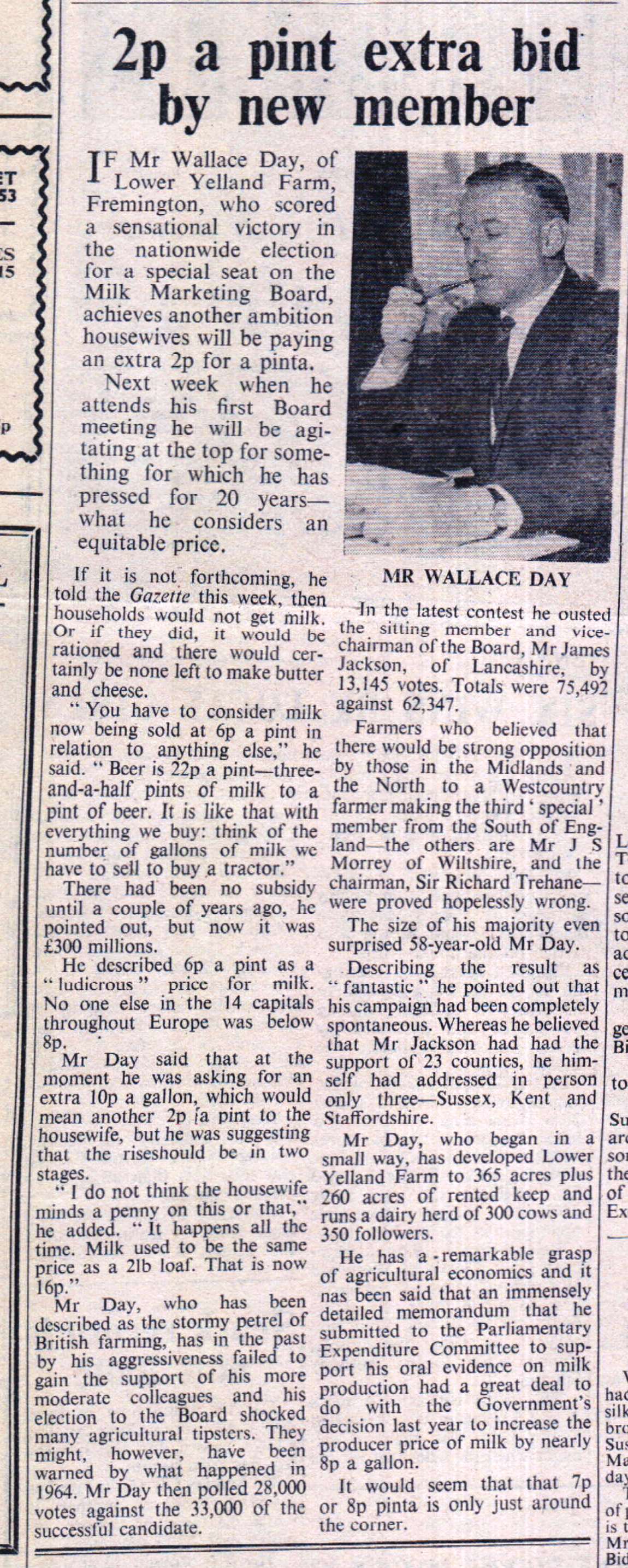 11.7.1975   Mr Day milk
