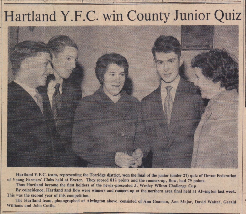 7.2.1958 Hartland YFC