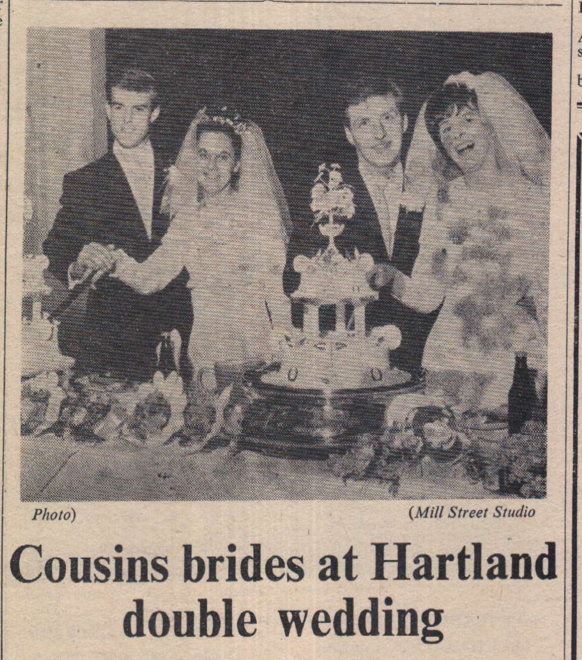 7.4.1967 Hartland double wedding