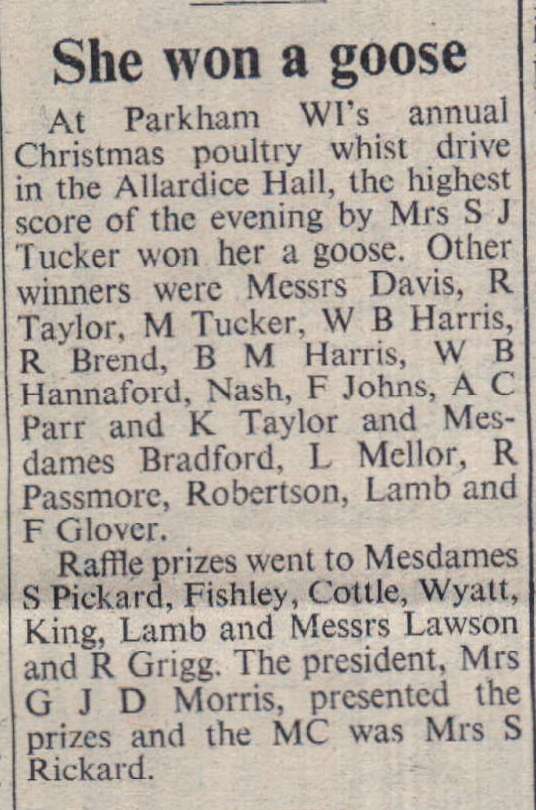 21.11.1975   Parkham goose