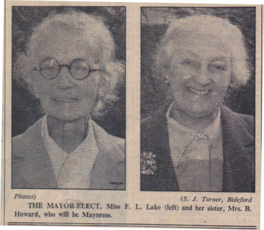 7.4.1955 Torrington Woman Mayor1