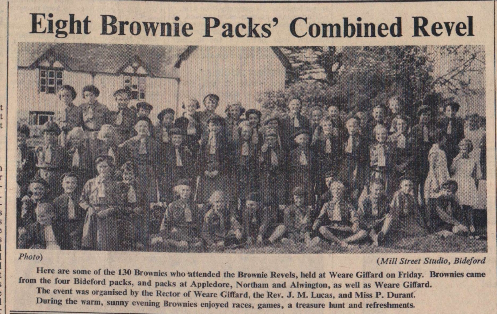 18.7.1958 Brownie revels Weare Giffard