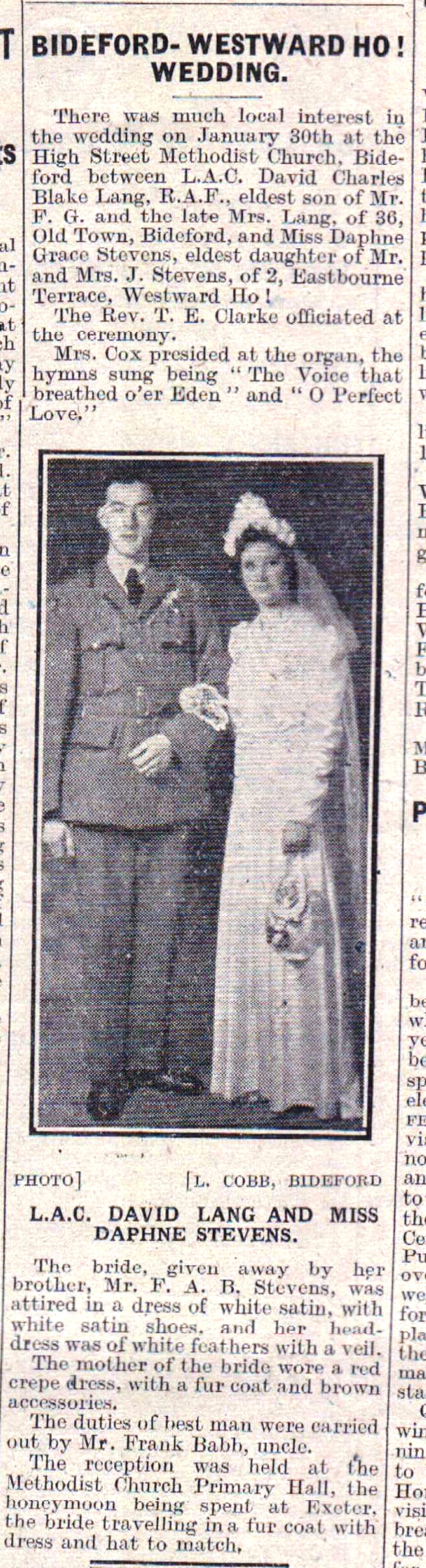 13.2.1945   wedding
