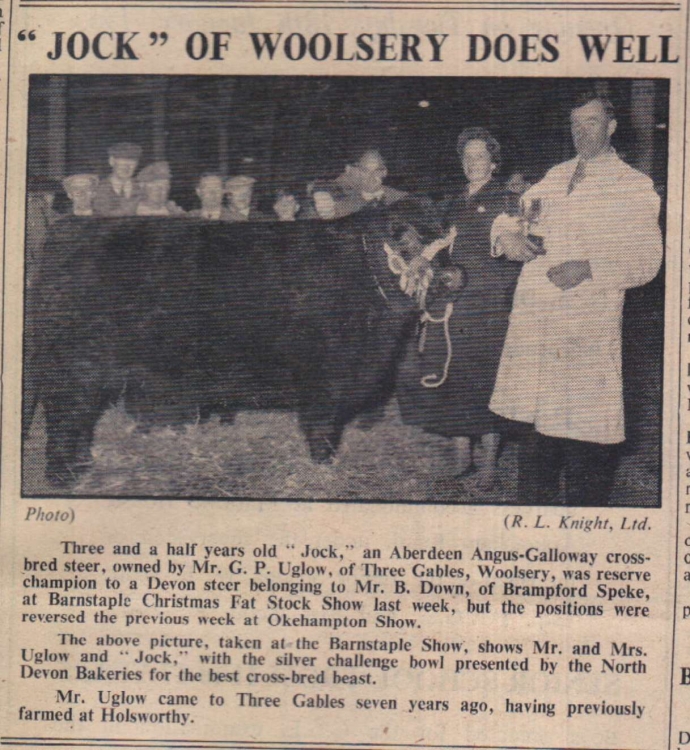1954 Uglow Woolsery