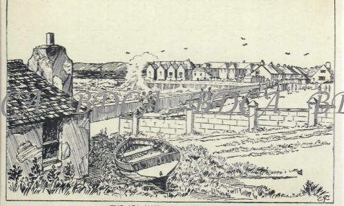 58   drawing sea wall promenade putting green