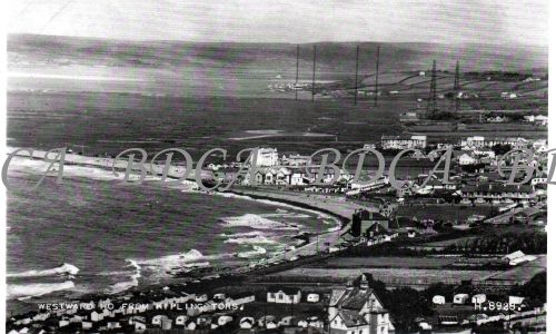 58   aerial view kipling tors northam burrows radar