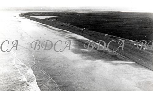 pla westward ho  aerial view beach pebble ridge